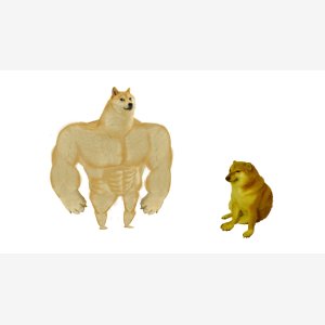 Swole Doge And Cheems